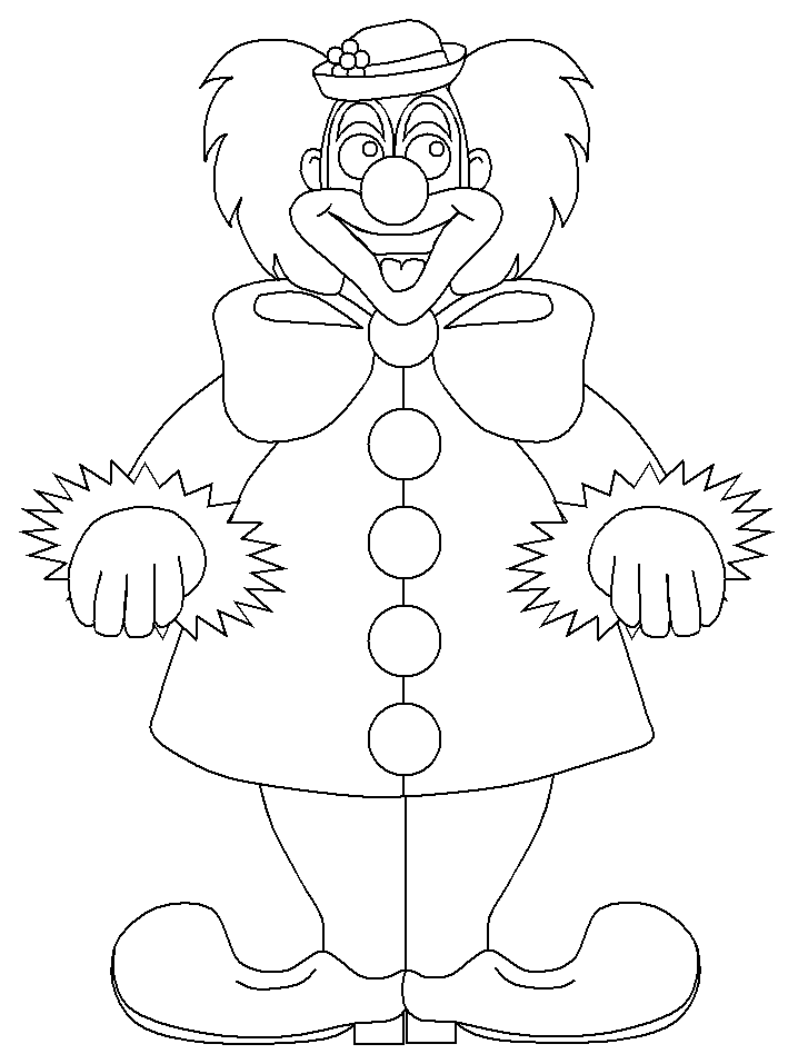 Plansa de colorat cu Carnaval 31 25